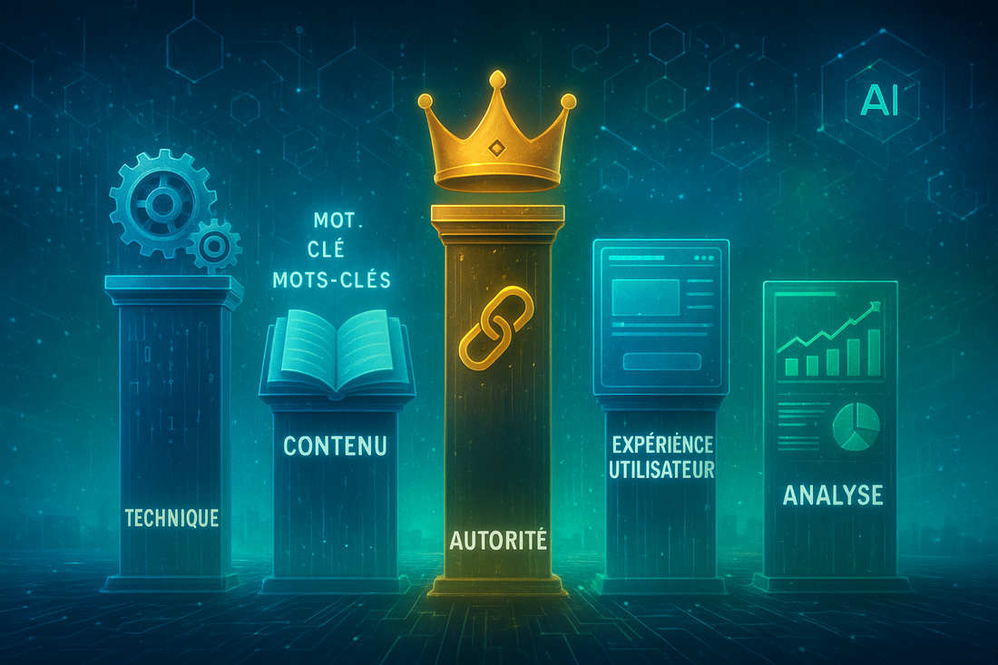 les 5 piliers du seo en 2024 : guide complet