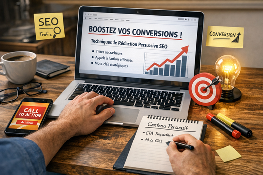 Rédaction persuasive SEO : booster vos conversions avec impact
