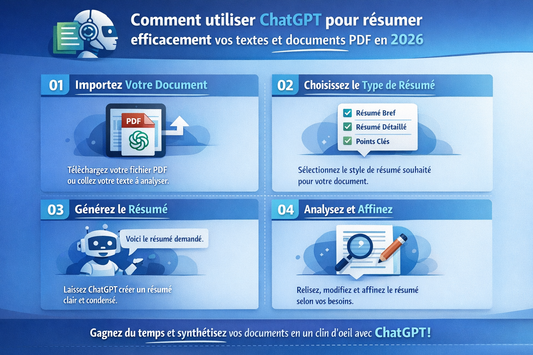 Comment utiliser ChatGPT pour résumer efficacement vos textes et documents PDF en 2026
