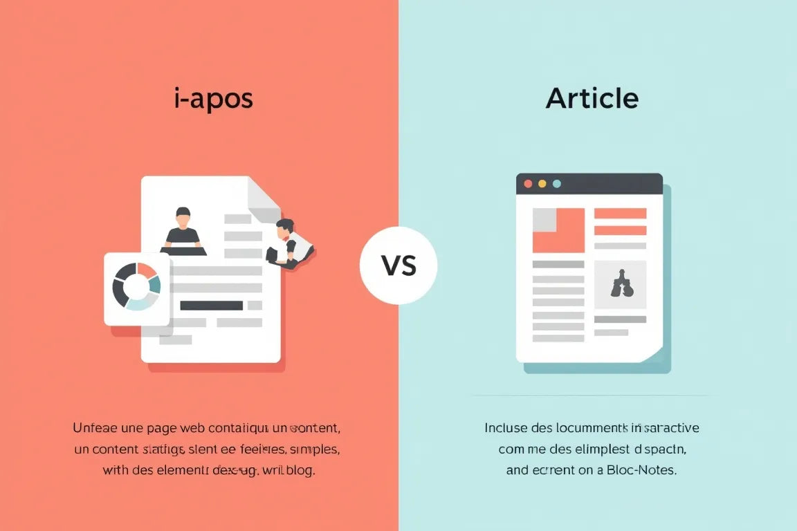 Quelle est la différence entre une page et un article sur un blog ?