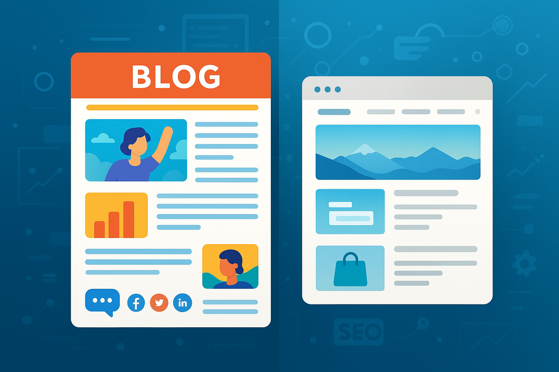 Quelle différence entre un blog et un site internet ?